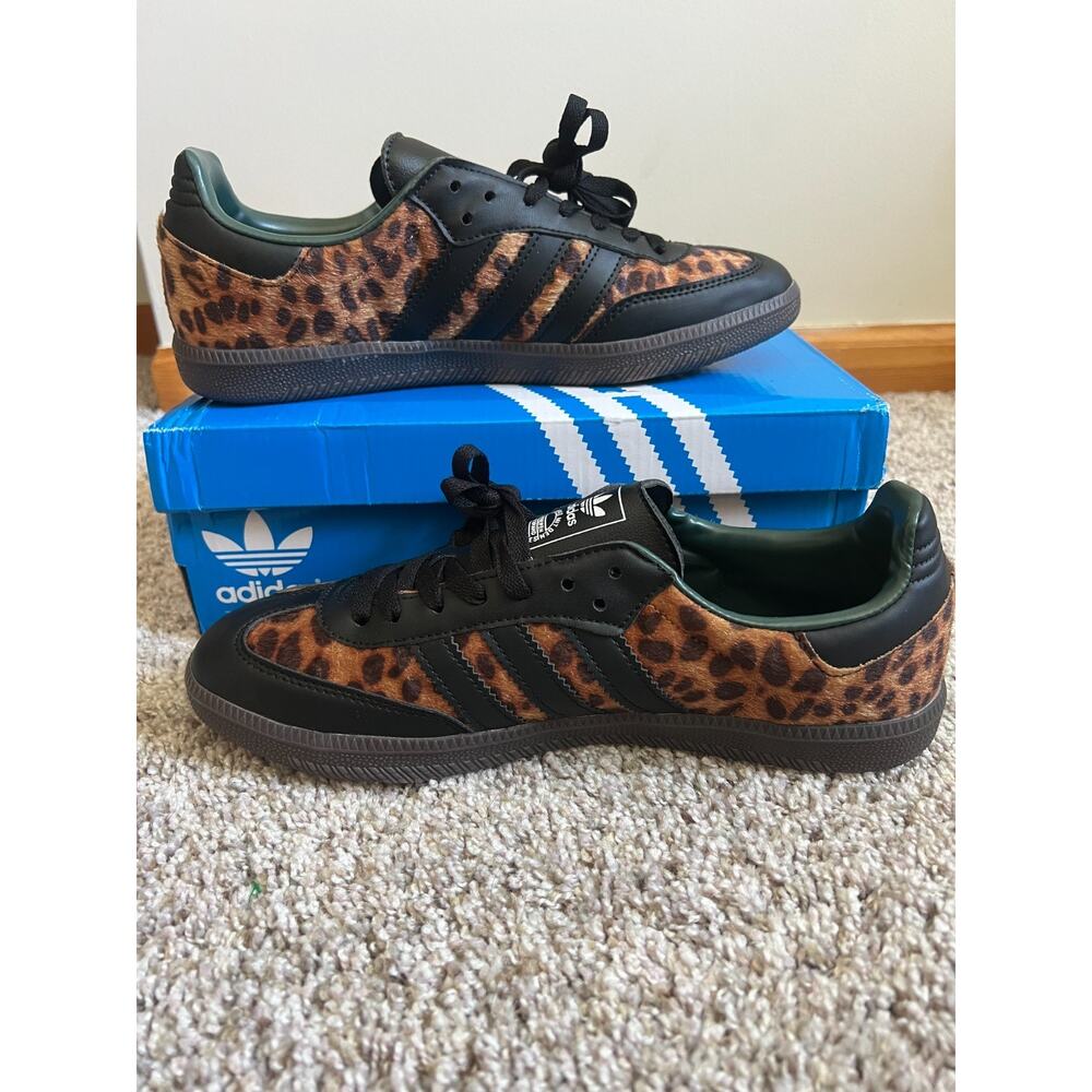 Adidas Originals Samba OG W Cheetah Pack Collegiate Green JI2735 Women's 10 - Picture 5 of 13